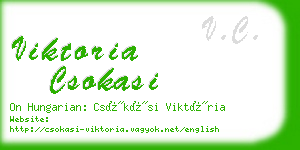 viktoria csokasi business card